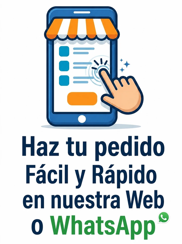 Haz tu pedido: fácil y rápido en nuestra web o WhatsApp