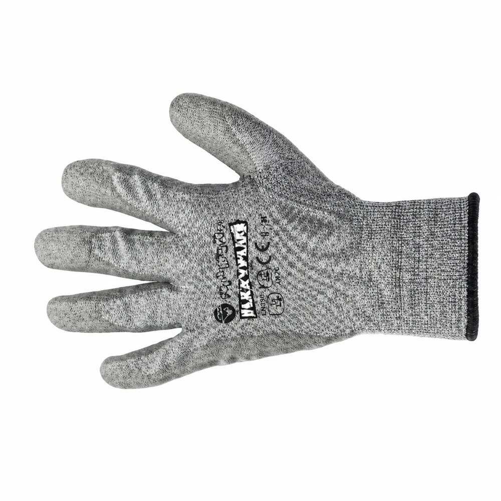 Guante de poliuretano gris